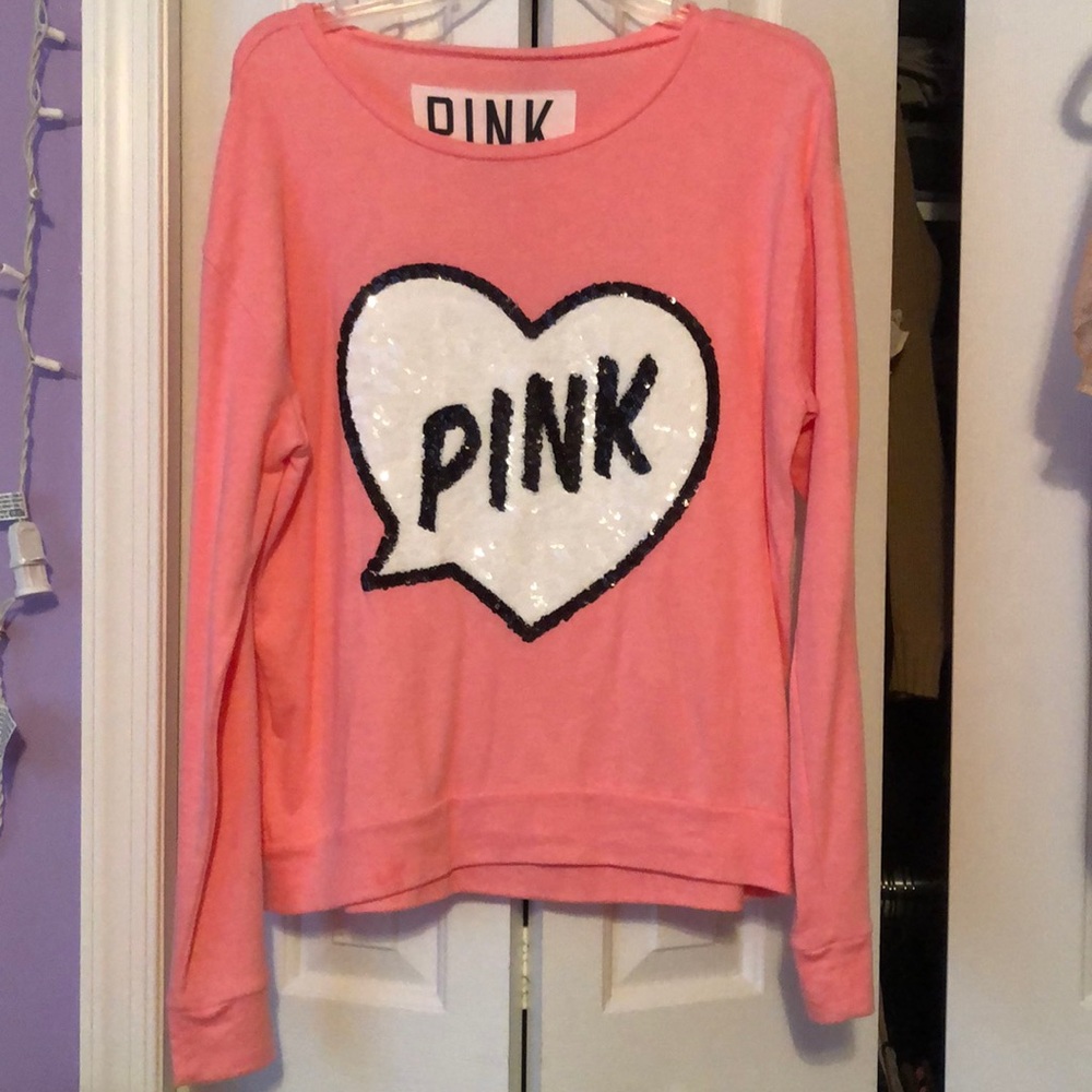 Vintage Pink brand sequins long sleeve - special limited edition